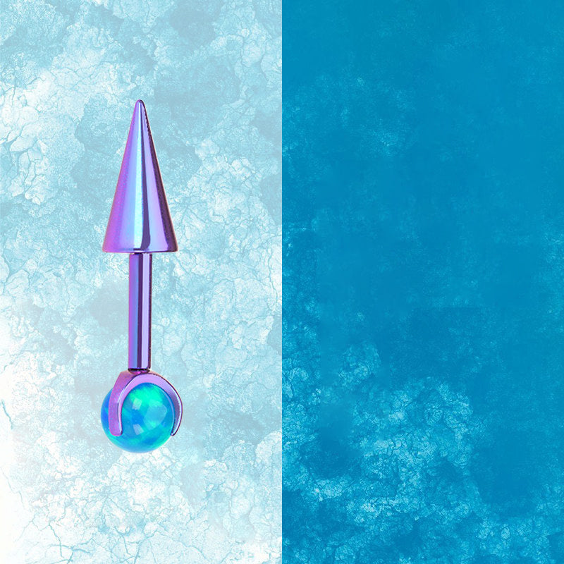 Opal Demon Spike Titan-Knorpelstecker mit Innengewinde 