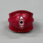 Hyper-realistic Flesh Eye Ring | Creepy Human Skin Texture Jewelry