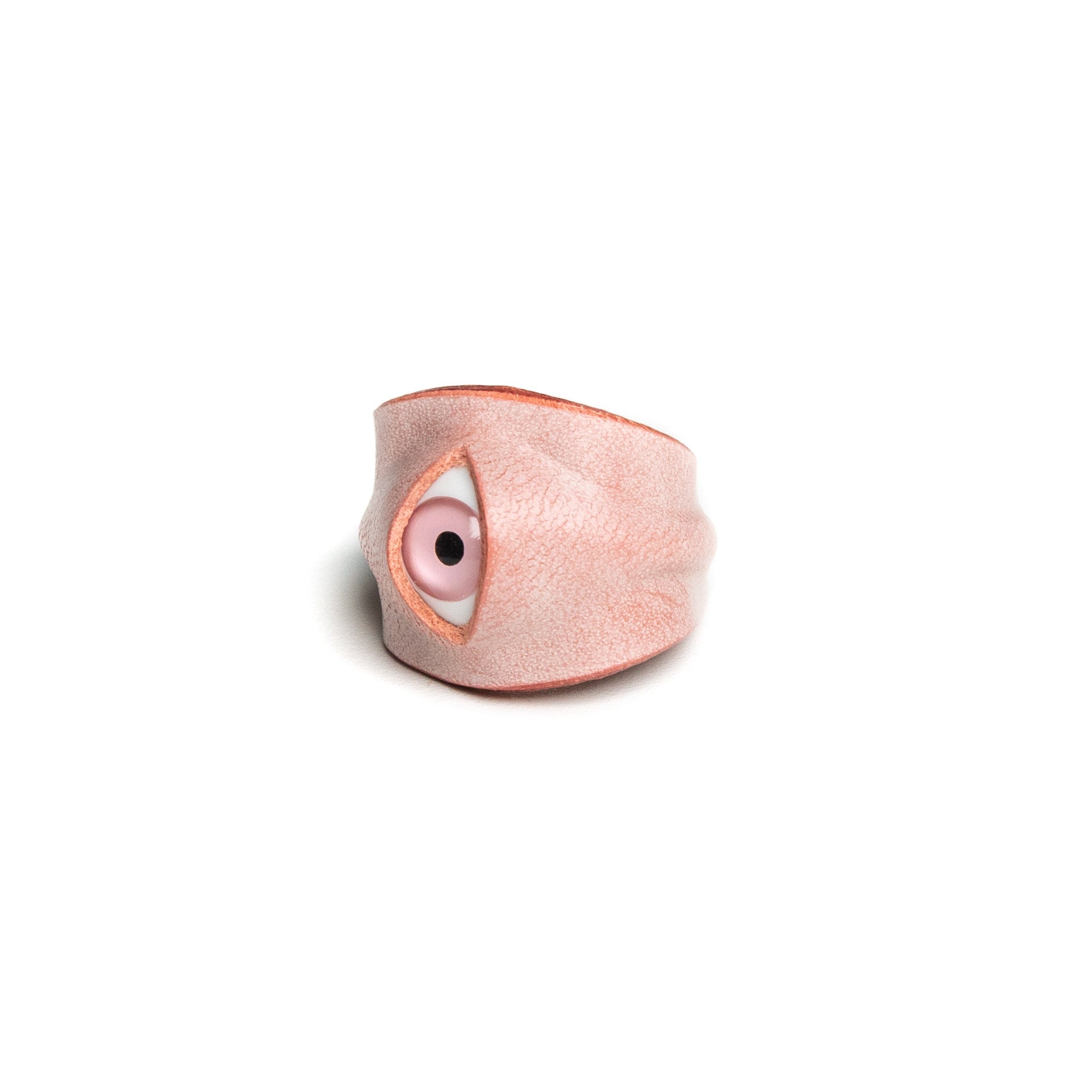 Hyper-realistic Flesh Eye Ring | Creepy Human Skin Texture Jewelry