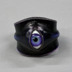Hyper-realistic Flesh Eye Ring | Creepy Human Skin Texture Jewelry
