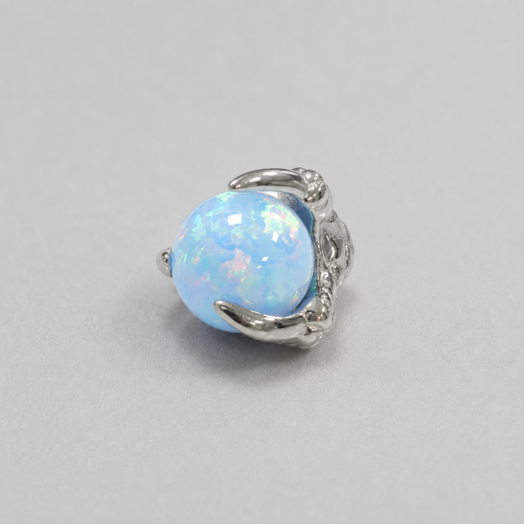 Titanium Fire Opal Dragon-Claw Piercing Top