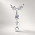 Angel Wing Titanium Belly Ring detail 8