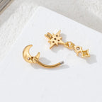 Moon Star Titanium Belly Ring detail 5