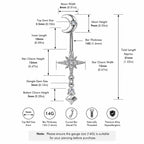 Moon Star Titanium Belly Ring detail 8