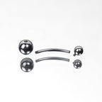 Classic Titanium Belly Ring detail 3