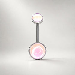 ETSY 4515121130 | IMAGE 11 | Rainbow Moonstone Navel Ring