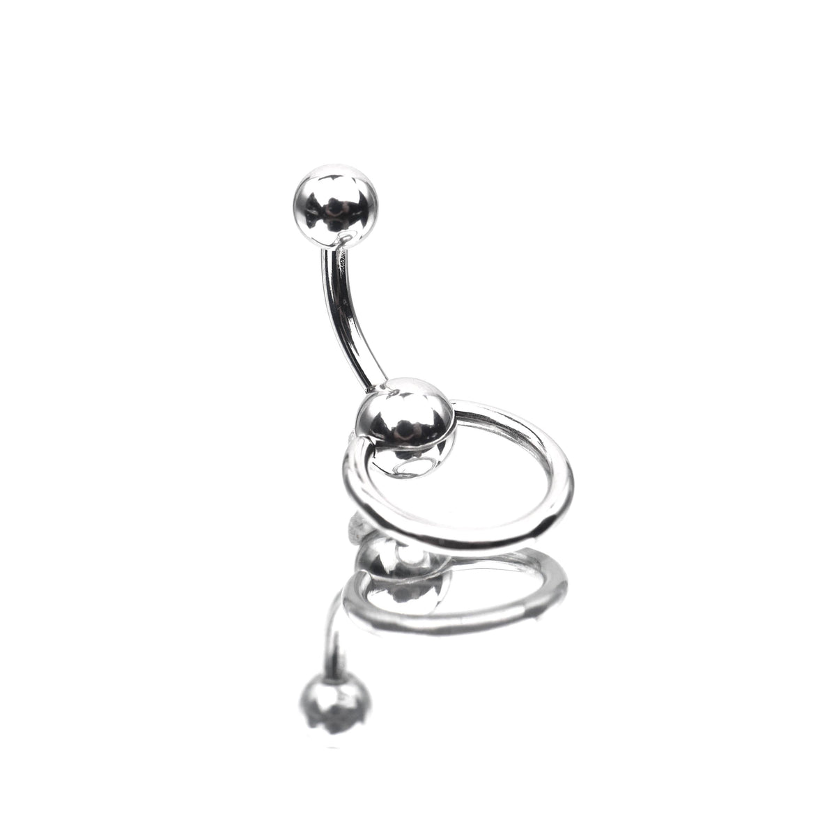 ETSY 4534951951 | IMAGE 4 | Spinning Ball Titanium Belly Ring