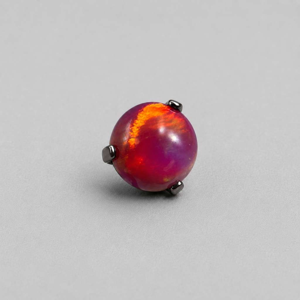 Titanium Nebula Opal Dragon-Claw Piercing Top
