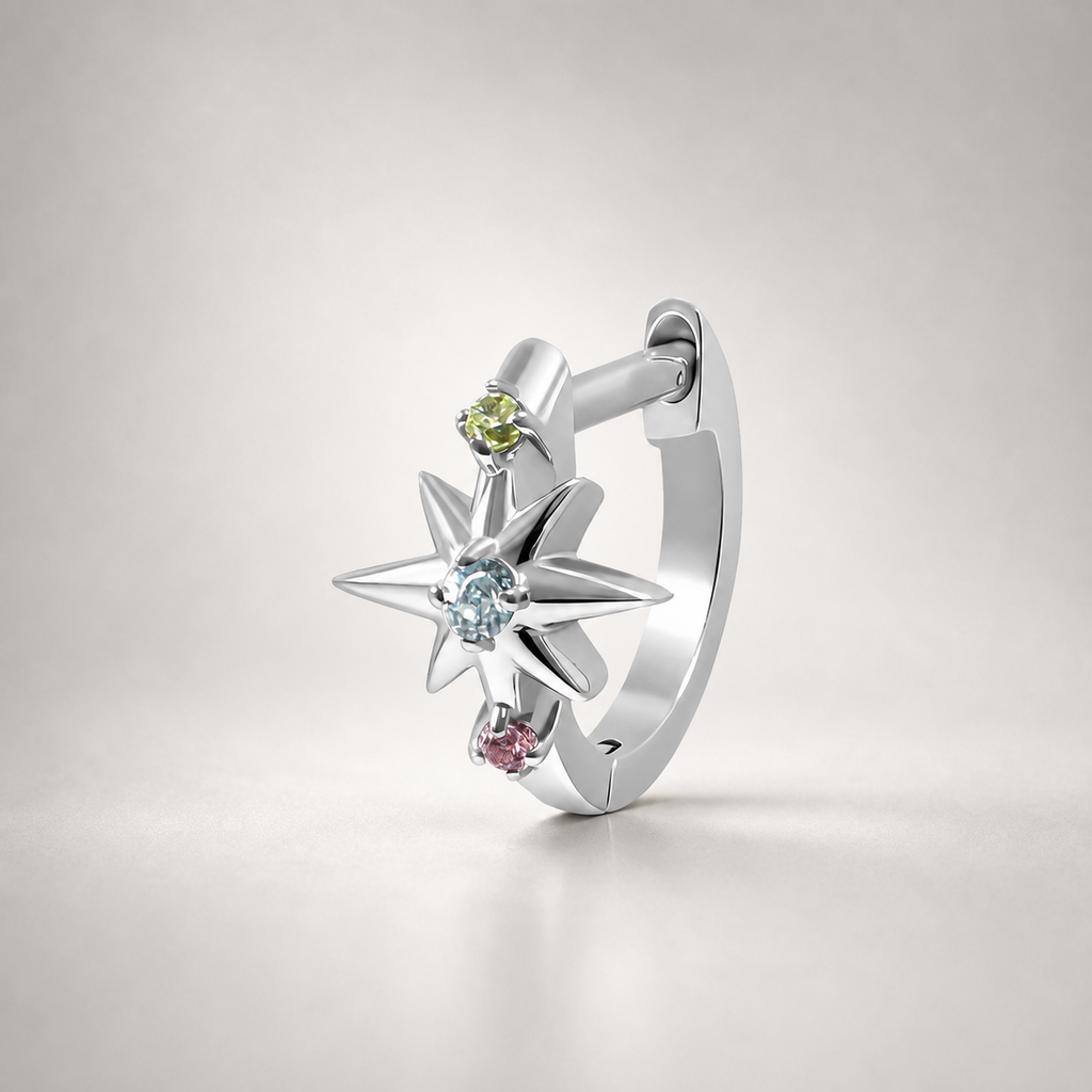 Titanium Starburst Septum Clicker