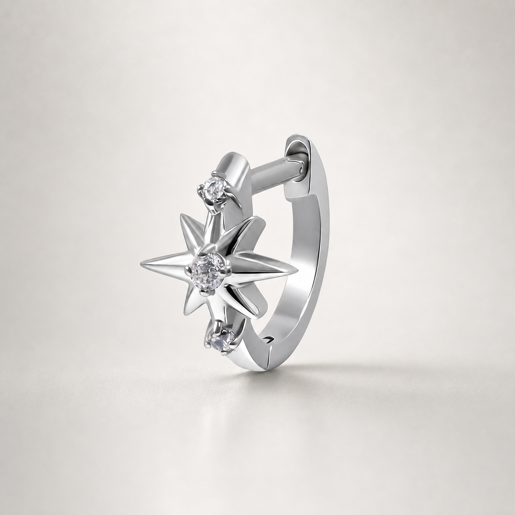 Titanium Starburst Septum Clicker