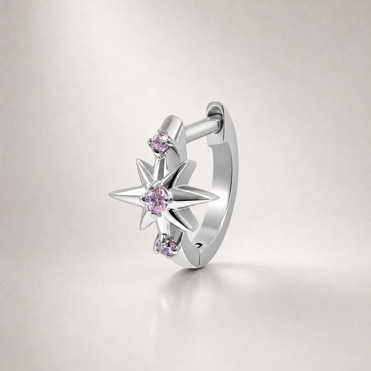 Titanium Starburst Septum Clicker