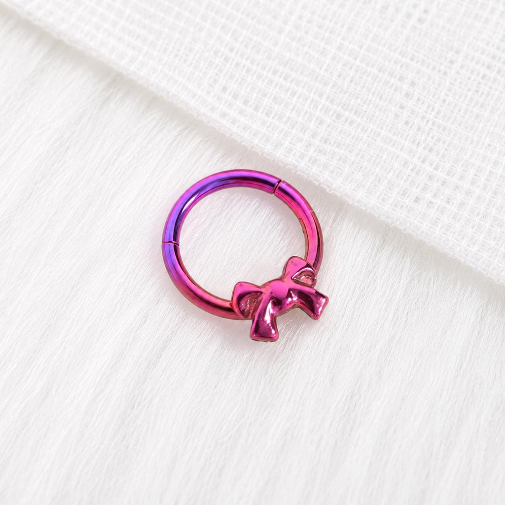 Titanium Bow Septum Clicker detail 7
