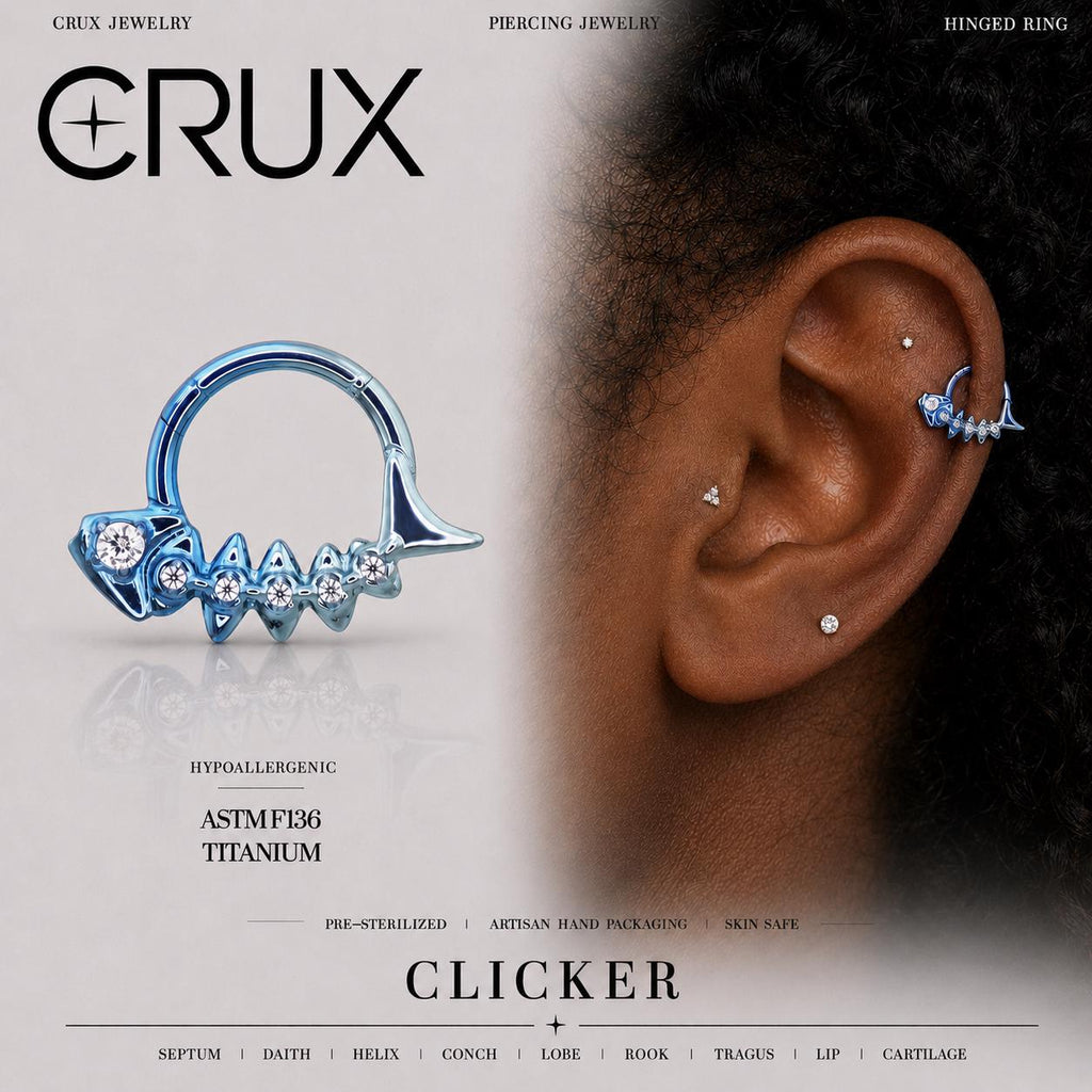 Titanium Fishbone Septum Clicker
