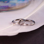 Titanium Baguette CZ Septum Clicker detail 3
