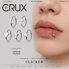 Titanium Celestial Motif Septum Clicker