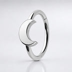 Titanium Celestial Motif Septum Clicker detail 9