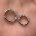 Titanium Graduated CZ Septum Clicker detail 5