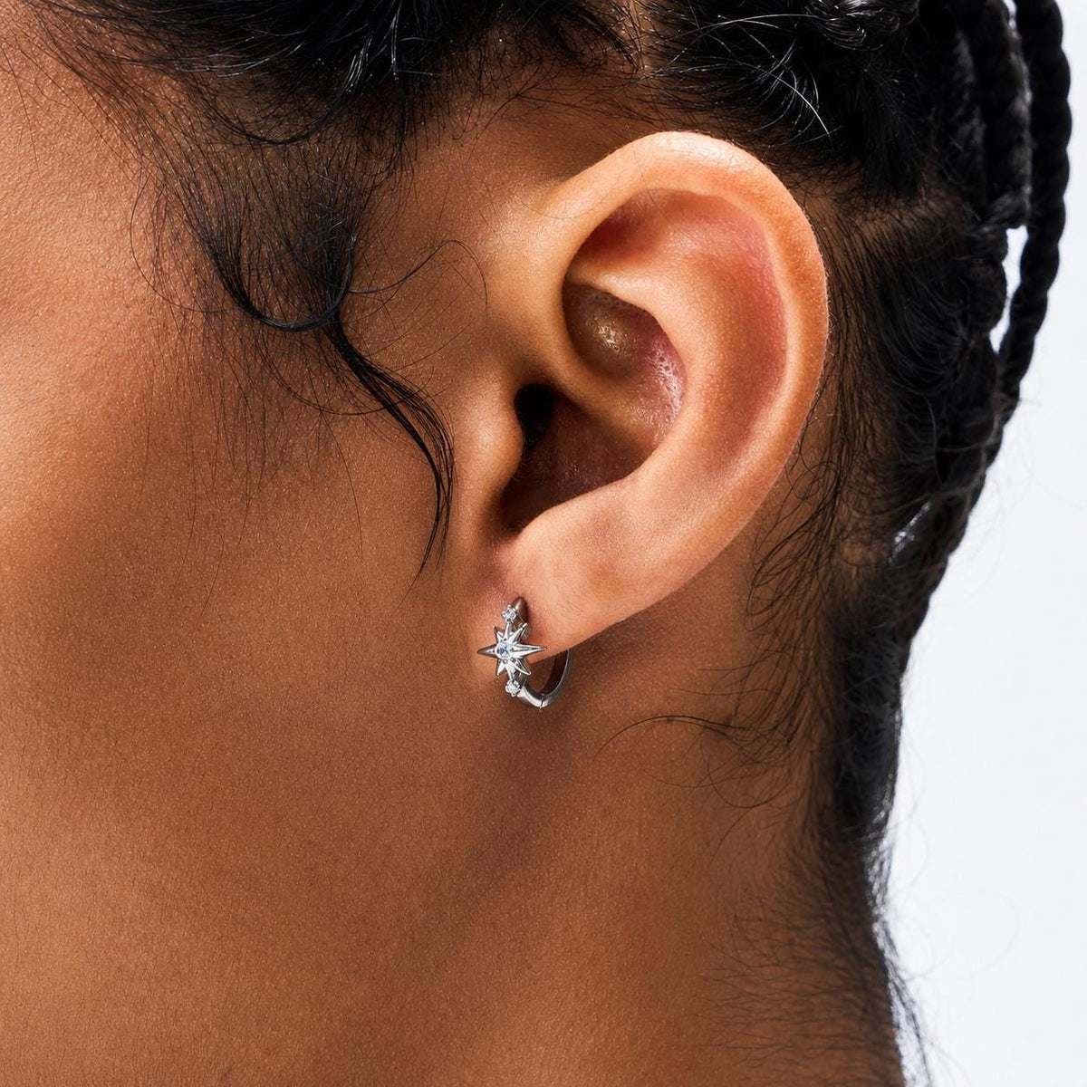 Titanium Starburst Septum Clicker detail 2