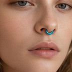 Titanium Crescent Septum Clicker detail 2
