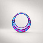 Titanium Crescent Septum Clicker detail 7