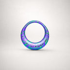 Titanium Crescent Septum Clicker detail 9