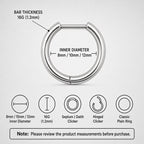 Titanium Classic Septum Clicker detail 8