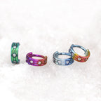 Titanium Four-Leaf Clover Septum Clicker detail 3
