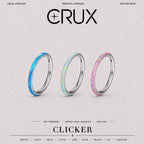 Titanium Opal Septum Clicker
