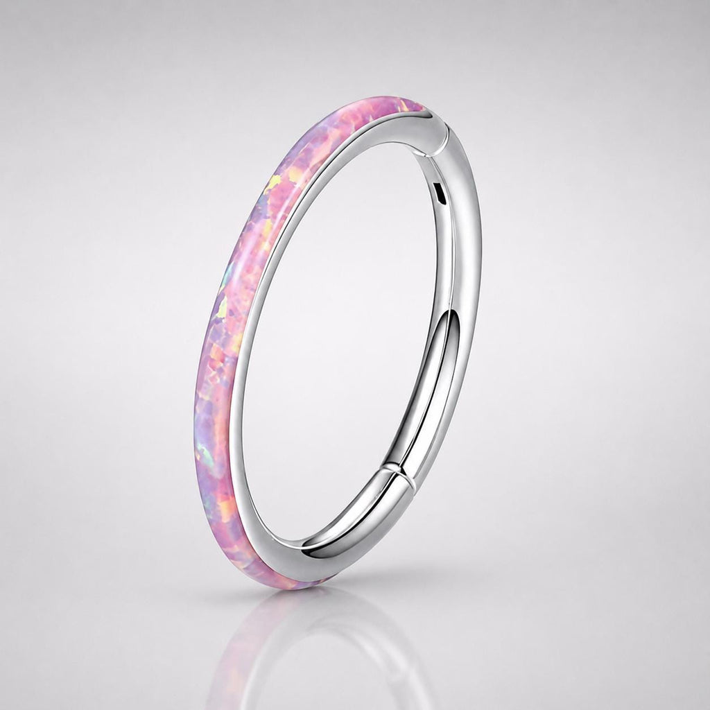 Titanium Opal Septum Clicker detail 8