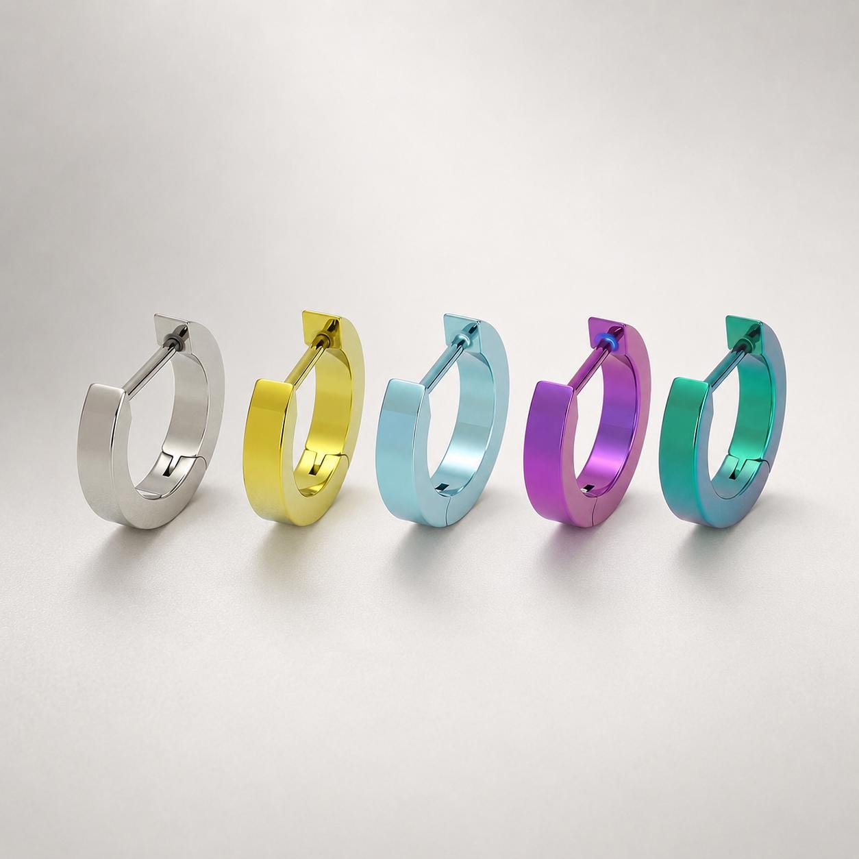 Titanium Thick D-Shape Septum Clicker detail 5