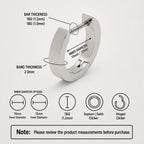 Titanium Thick D-Shape Septum Clicker detail 13