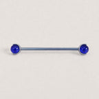 Crystal Sphere titanium industrial barbell, detail view 9