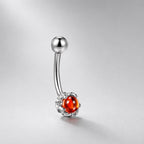 Dragon Claw Gem Titanium Eyebrow Barbell detail 10