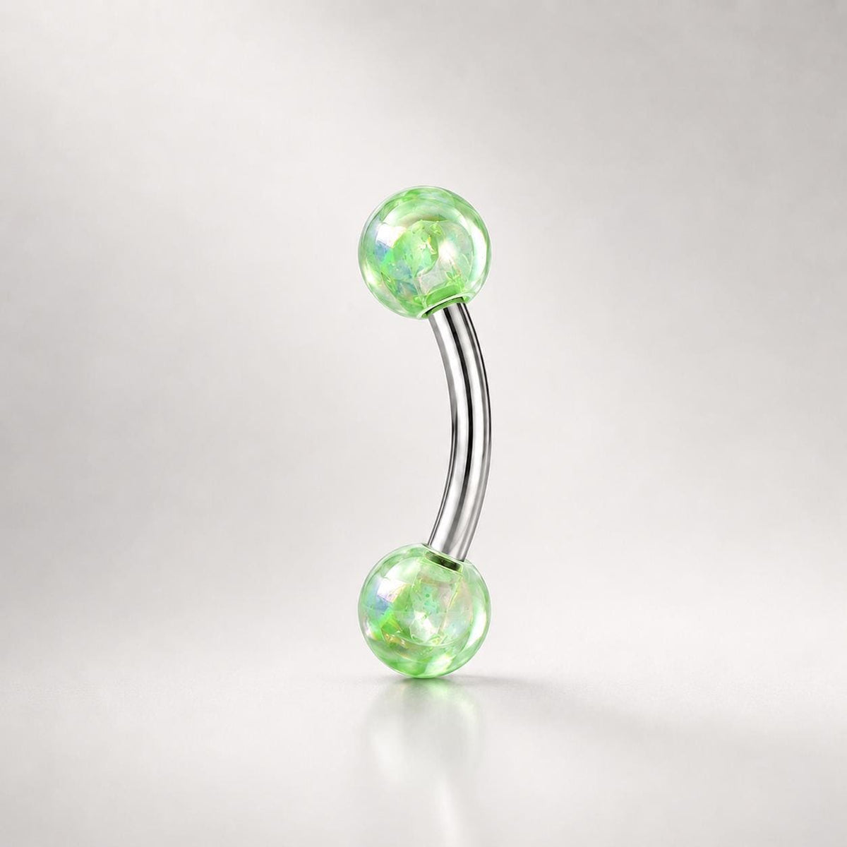 Candy Ball Titanium Eyebrow Barbell detail 3