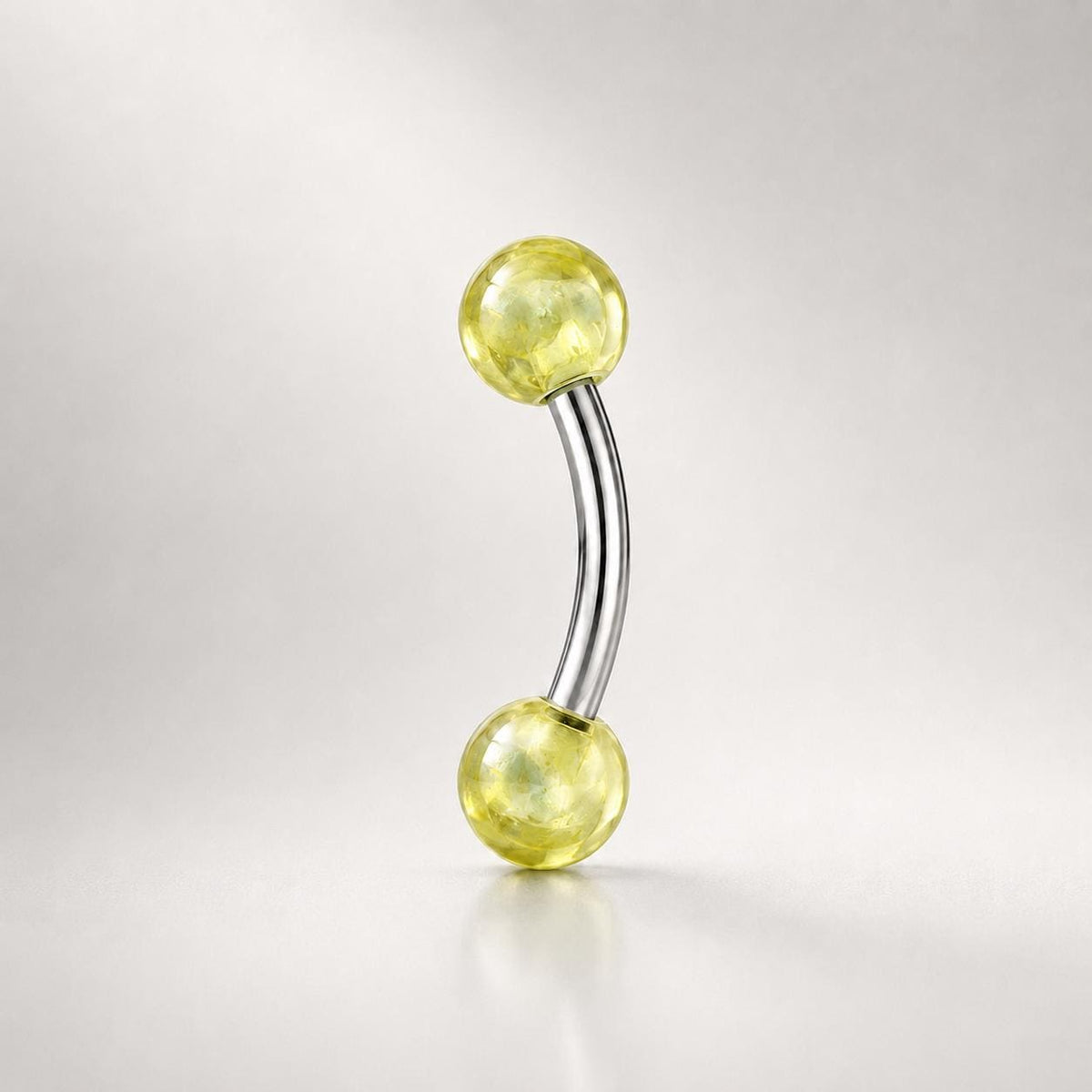 Candy Ball Titanium Eyebrow Barbell detail 4
