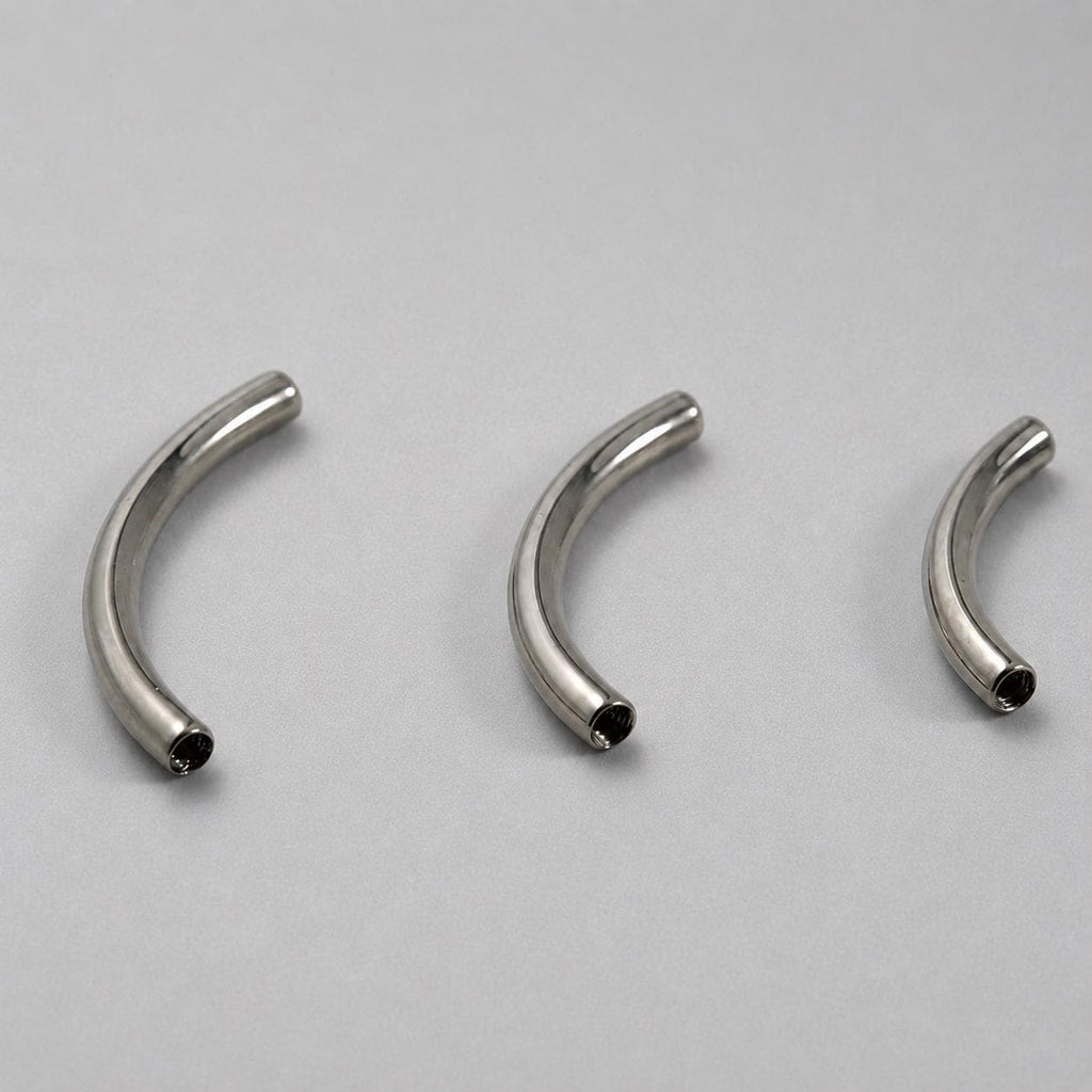 Titanium Curved Barbell Shaft detail 7