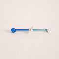 Double Star Chain titanium industrial barbell, detail view 6