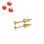 MLP Titanium Zirconia Devil Spike Stud - Ear & Lip - MLP Titanium Zirconia Devil Spike Stud - Ear & Lip - Applejack / 5mm by CRUXJEWELRY