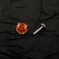 ETSY 4574962366 | IMAGE 3 | Ember Moissanite Flat Back Stud