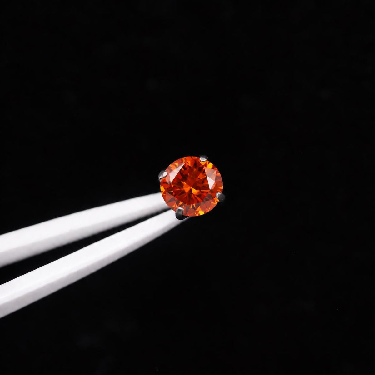 ETSY 4574962366 | IMAGE 6 | Ember Moissanite Flat Back Stud