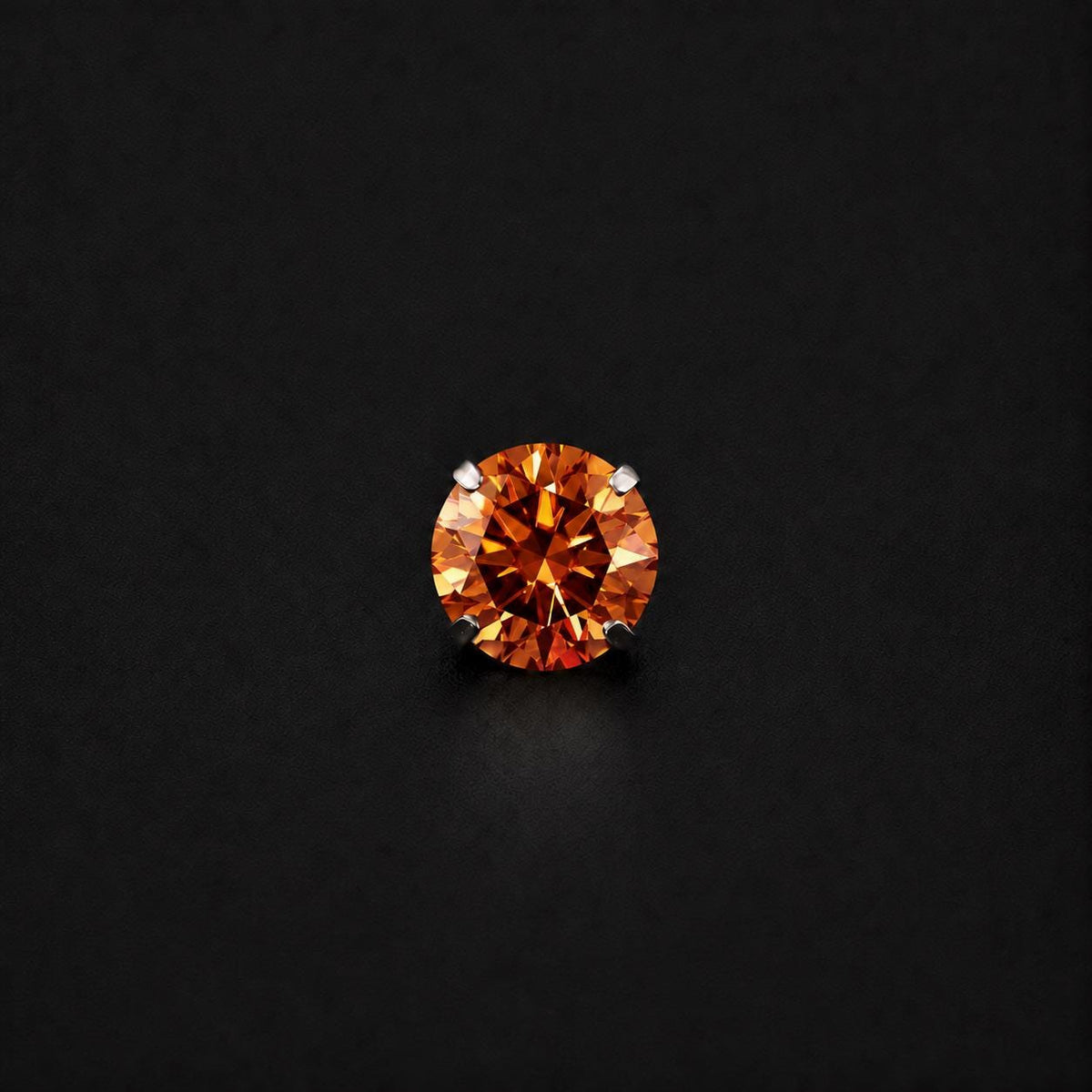 ETSY 4574962366 | IMAGE 7 | Ember Moissanite Flat Back Stud