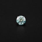 Emerald Green Moissanite Flat Back Stud - product image 6