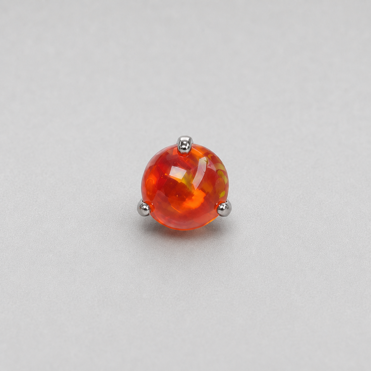 Titanium Aurora Orb Opal Piercing Top