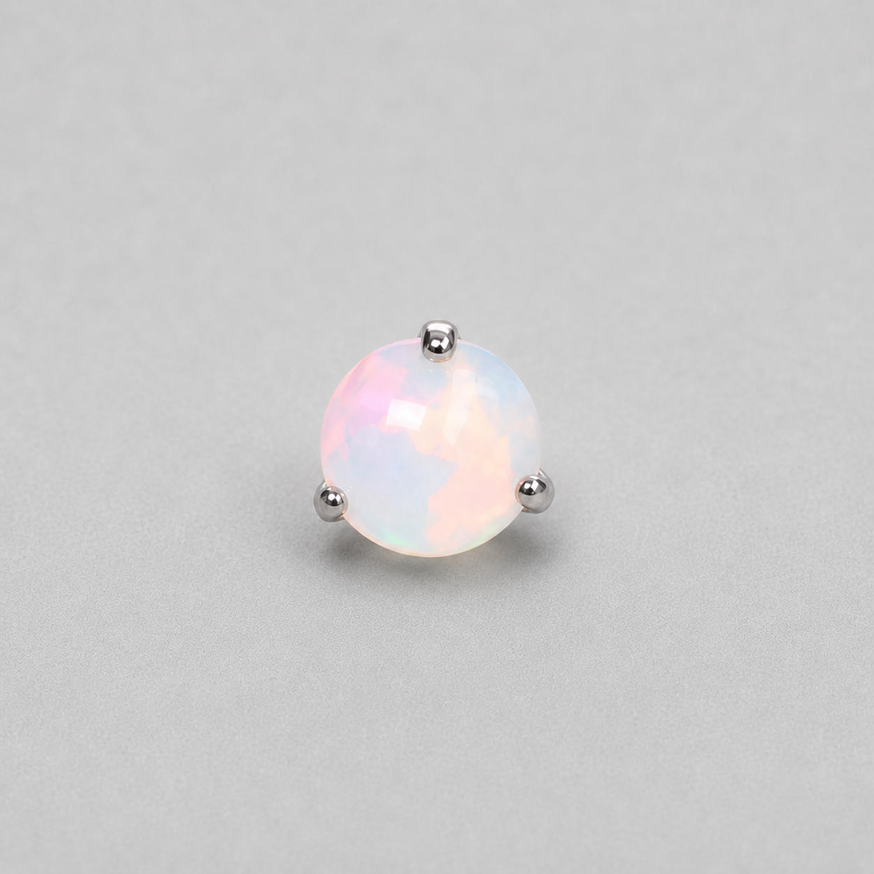 Titanium Aurora Orb Opal Piercing Top