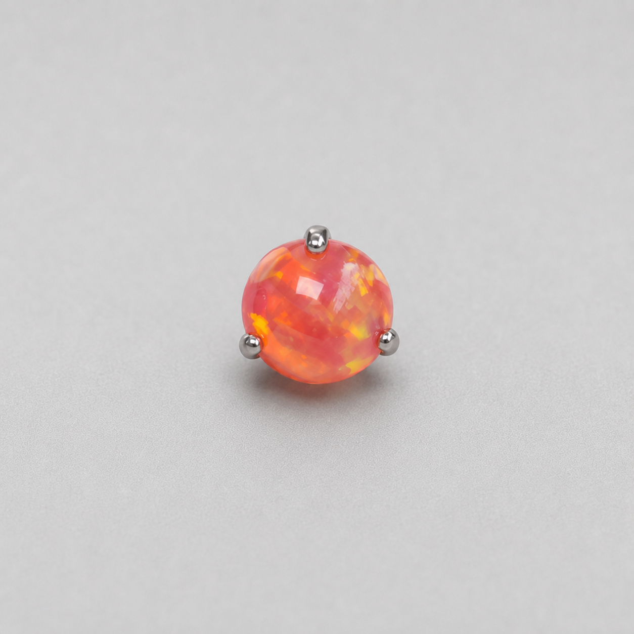 Titanium Aurora Orb Opal Piercing Top