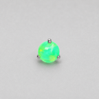 Titanium Aurora Orb Opal Piercing Top