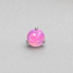 Titanium Aurora Orb Opal Piercing Top