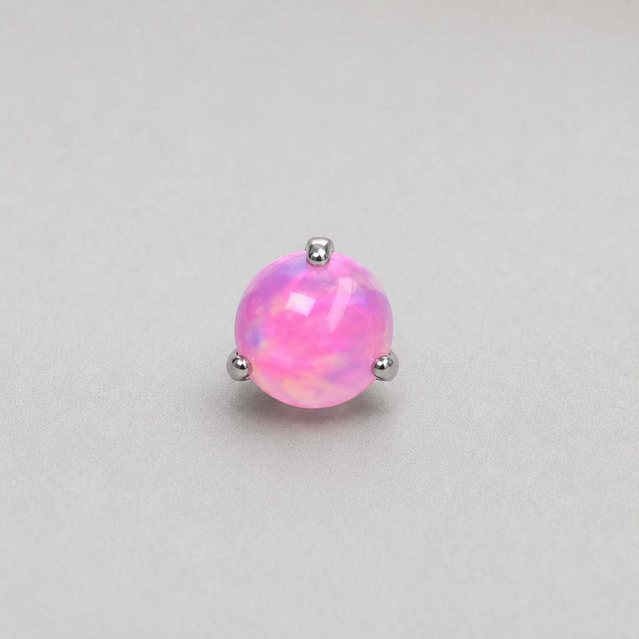 Titanium Aurora Orb Opal Piercing Top