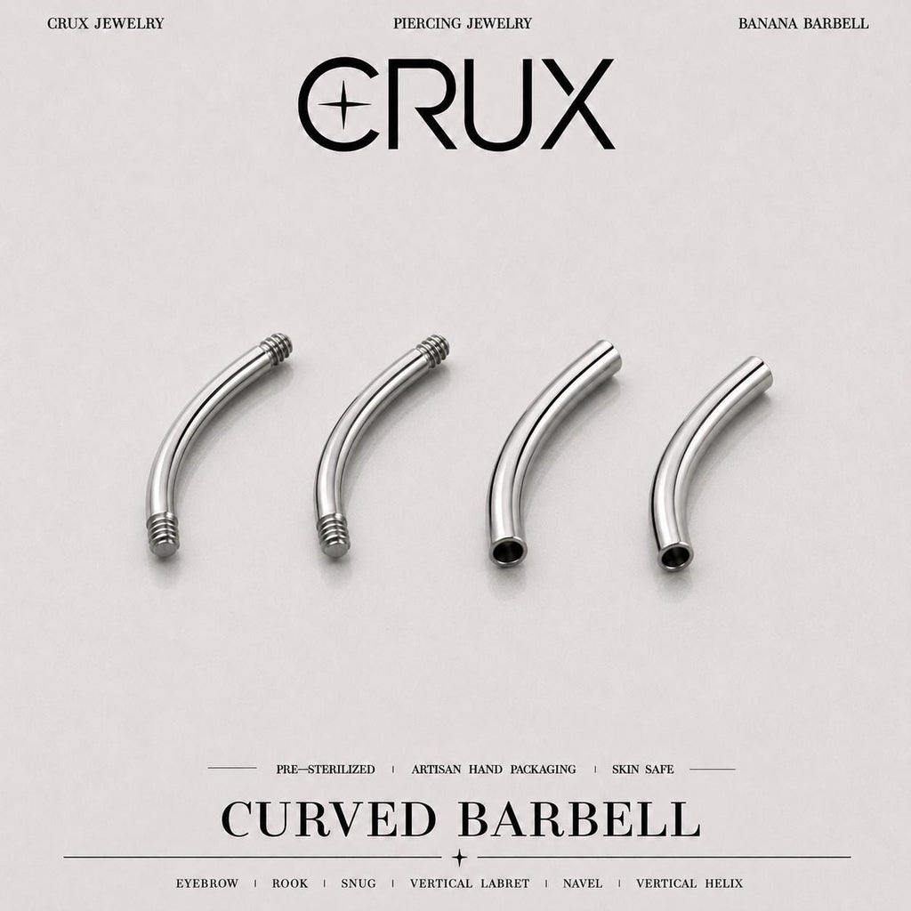 ETSY 4546618821 | IMAGE 1 | Titanium Curved Barbell Shaft