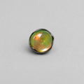 Titanium Jelly Opal Wave-Edge Piercing Top